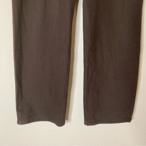 Abercrombie & fitch womens brown the 90s relaxed high rise jean 33 NEW - Picture 2 of 10